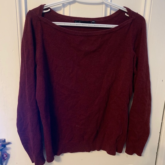 dark red 3 1/4 length sweater - Picture 1 of 1